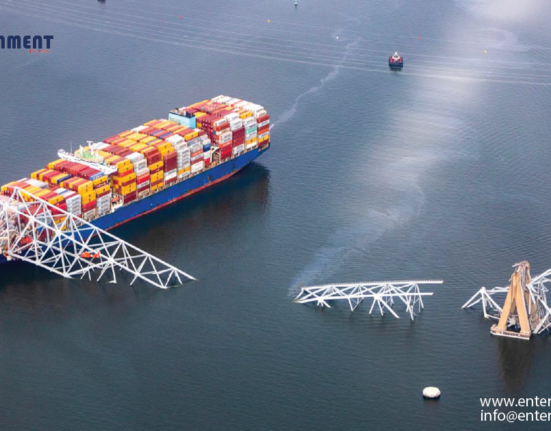 Captured: Baltimore's Key Bridge Collapses After Cargo Ship Collides with Pylon